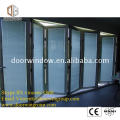 Folding pivot door patio pieces partition aluminum profile bifolding window and